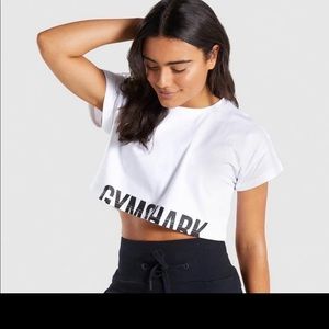 gymshark fraction crop top